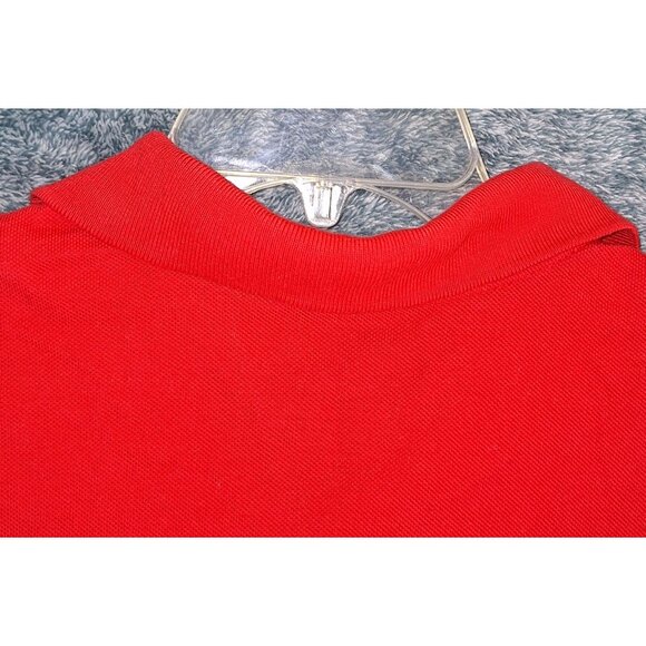 Nautica Red Sporty Polo Shirt L/G (14/16) 100% Cotton Short Sleeve Classic Fit - Picture 6 of 8